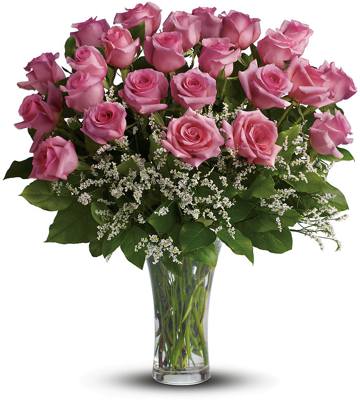 Make Me Blush - 1 Dozen Pink Roses