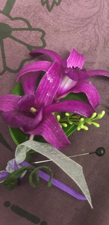 Elegant Purple Orchid Bout