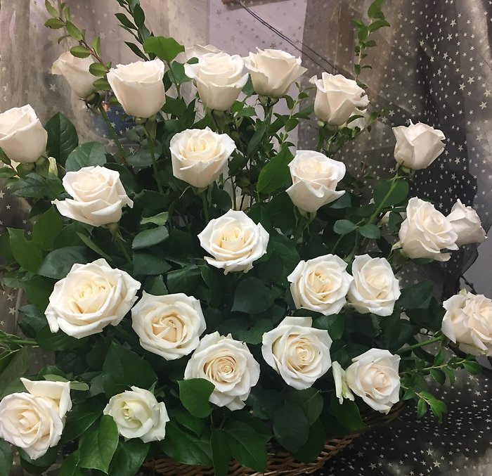 Simply Beautiful Rose Basket