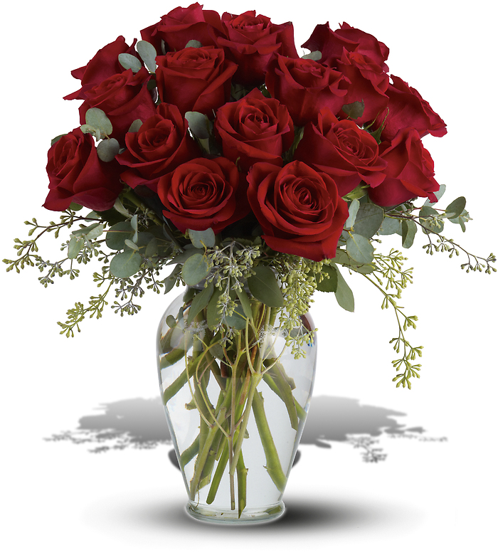 WITH LOVE 2 Dozen Red Roses