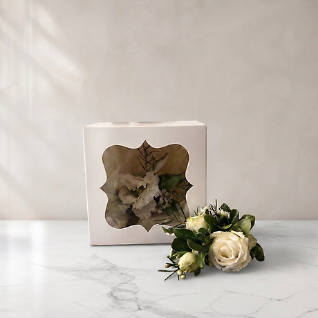 Classic Rose Corsage (Choose Color)