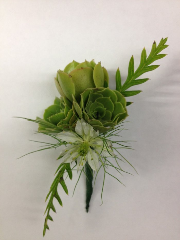 SUCCULENT BOUTONNIERE